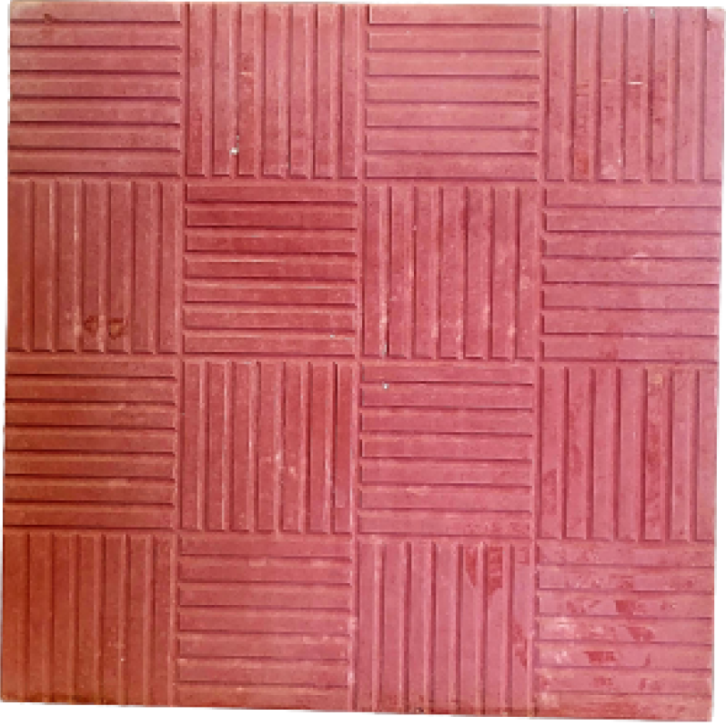Vbrmc paver block square red